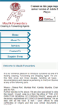 Mobile Screenshot of maulikforwarders.com